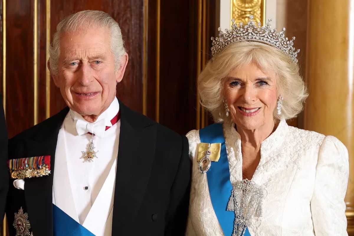 Queen Camilla Royal Radiance: Sparkling Tiara Graces Buckingham Palace ...